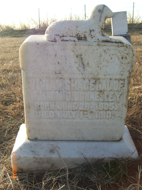 Photo of V. G. Donnelly tombstone