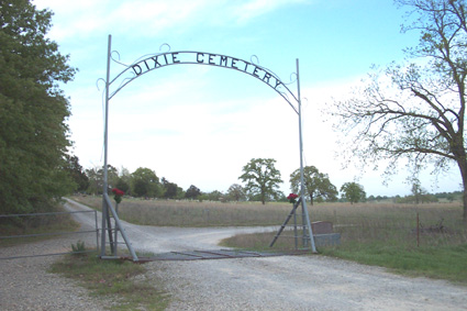 dixie cemetery gate photo
