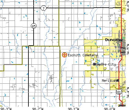 Map of Eschiti Cemetery location