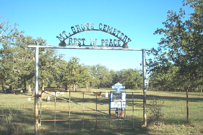 photo of Mt. Grove cemetery