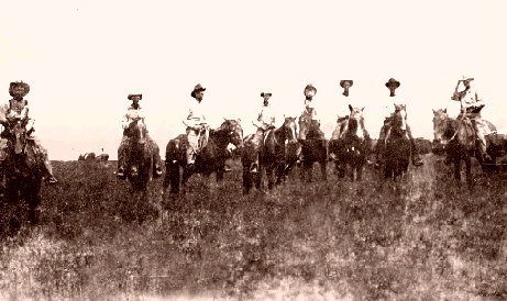 Cowboys at Bray, full size photo