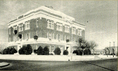 Stephens County Oklahoma postcard (1940s)