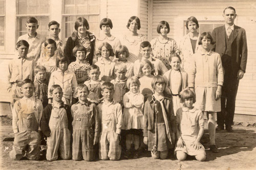 Prairie Dale School 1928 photo